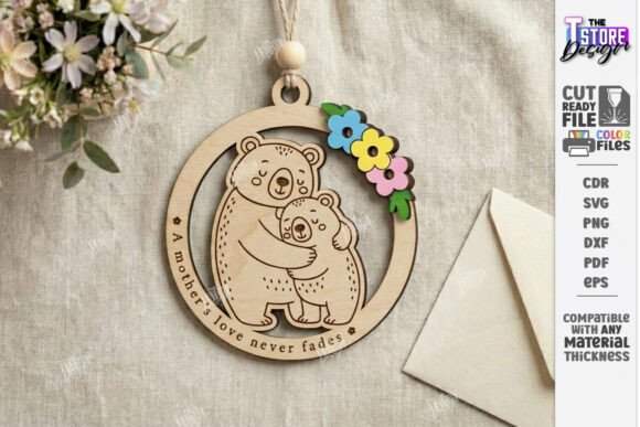 Download Mother's Day Ornament Laser Cut | Gifts - Men Collection