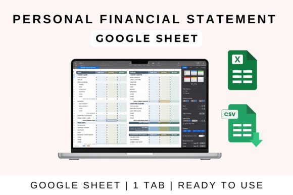 Download Personal Financial Statement Template - Men Collection
