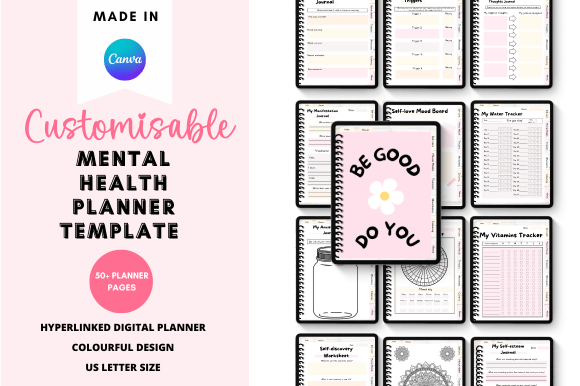 Download &nbsp;Canva Mental Health Digital Planner - Men Collection