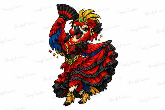 Download Macaw Flamenco Dancer PNG Clipart - Men Collection