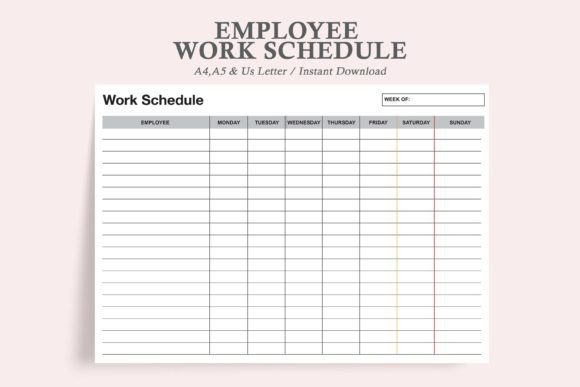 Download Employee Work Schedule,Daily Schedule - Work schedule Collection
