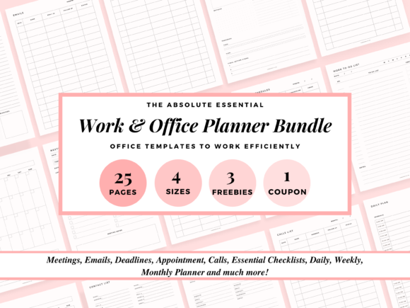 Download Work Schedule Planner Checklist Office - Premium Bundle