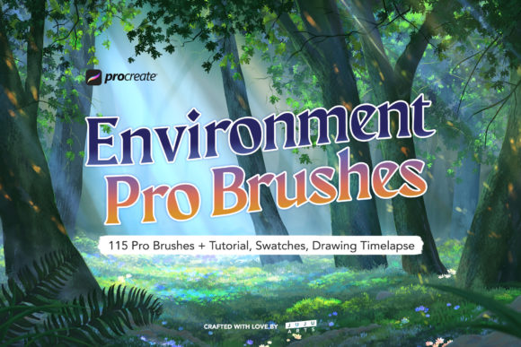 Download Complete Environment Procreate Brushes - Men Collection
