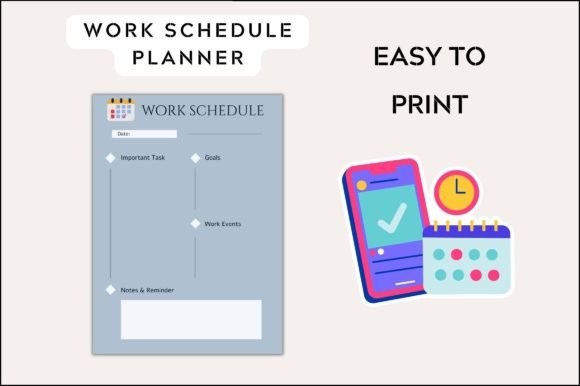 Download Work Schedule Planner Printable - Work schedule Collection