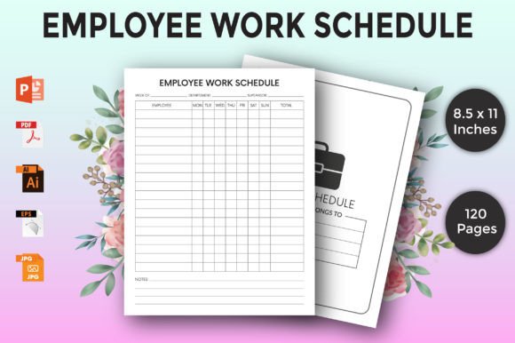 Download Employee Work Schedule for Kdp Interior - Premium Resources