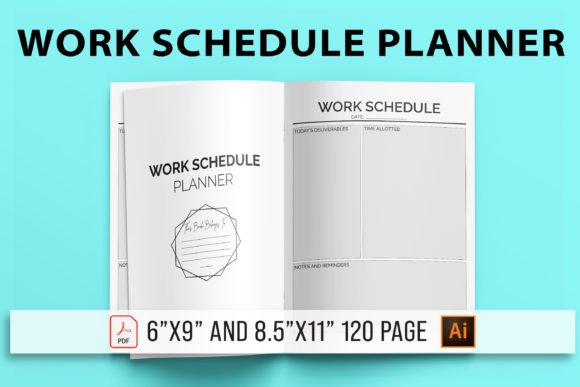 Download Work Schedule Planner  - KDP Interior - Premium Bundle