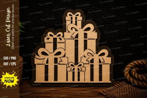 Download Stacked Christmas Gifts Ornament Holiday - Men Collection